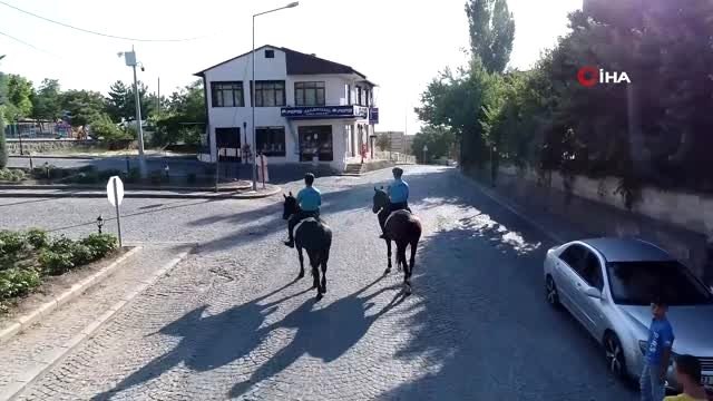 Atlı birliklere yoğun ilgi... Medeniyetin beşiği, Harput jandarma ile daha güvende