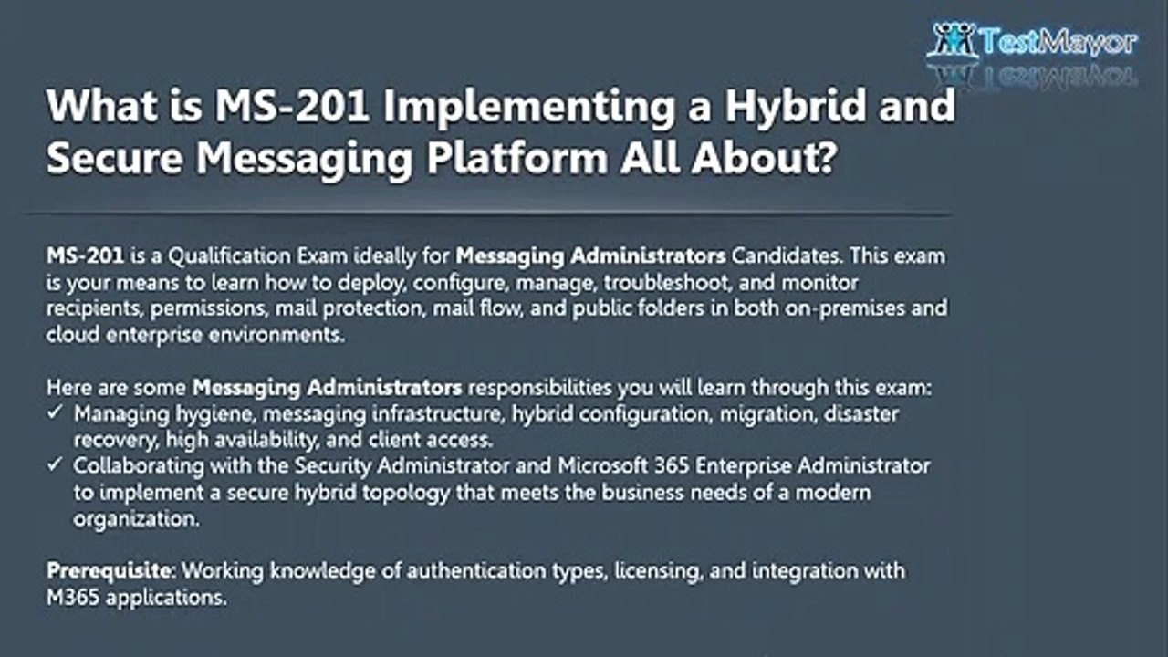 Latest MS-201 Practice Q&A