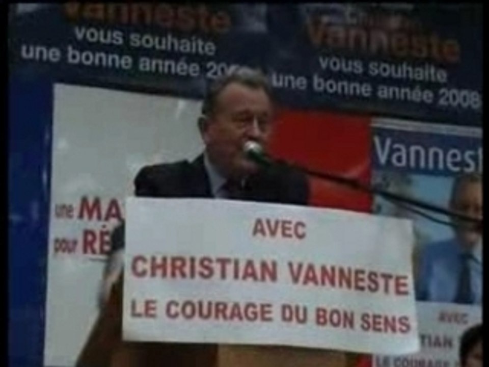 Voeux de Christian Vanneste (1ère Partie)