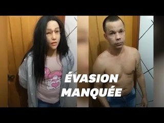 Ce détenu brésilien a tenté de s'évader en se déguisant en sa fille