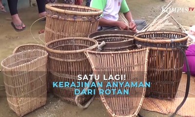 SATU LAGI!  KERAJINAN ANYAMAN DARI ROTAN
