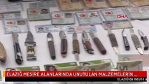 ELAZIĞ MESİRE ALANLARINDA UNUTULAN MALZEMELERİN SAHİPLERİ ARANIYOR