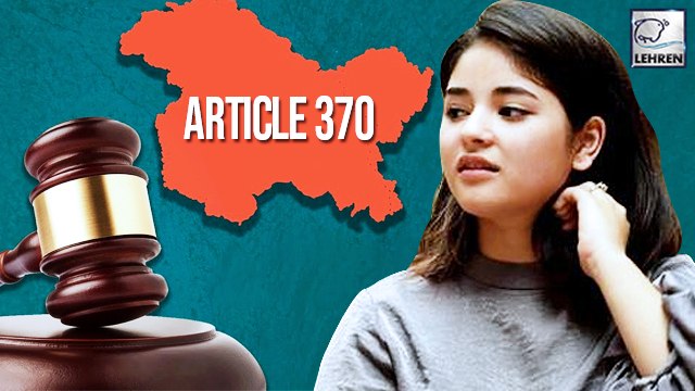 Zaira Wasim's Shocking Reaction After Modi Government Scraps Article 370