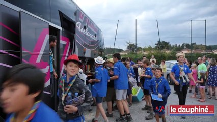 Les scouts de retour du jamboree