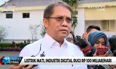 Menkominfo: Kerugian Listrik Mati Rp 100 Miliar/Hari