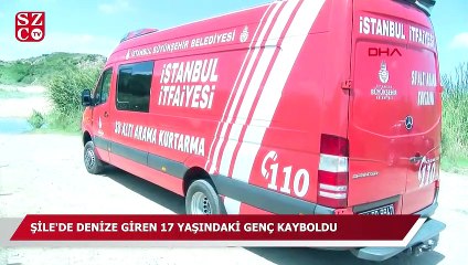 Şile’de denize giren Emir’i arama çalışmaları ikinci gününde