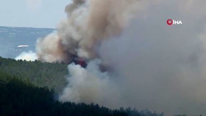 - Orman yangınına müdahale sürüyor