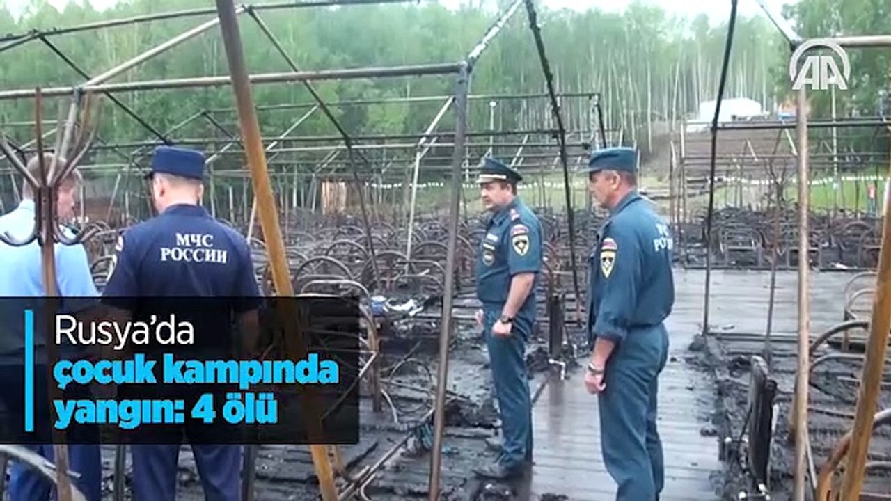 Rusya'da çocuk kampında yangın: 4 ölü