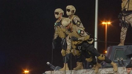 تمرین نظامی نیروهای امنیتی عربستان در آستانه مناسک حج