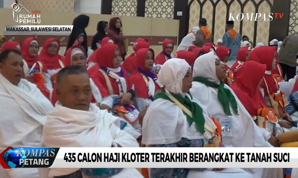 435 Calon Haji Kloter Terakhir Berangkat ke Tanah Suci