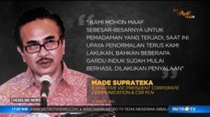 PLN Minta Maaf atas Padamnya Listrik