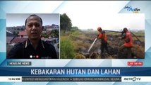 Petugas Gabungan Berupaya Padamkan Kebakaran Lahan di Riau