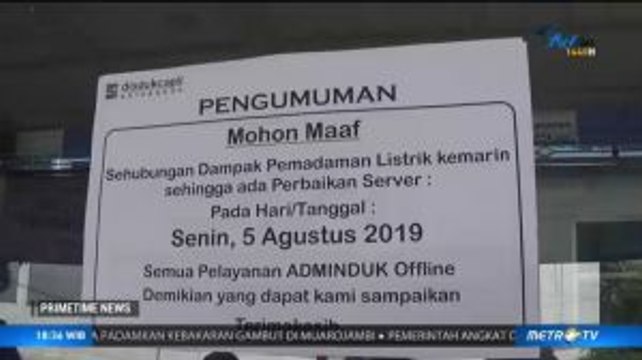Pemadaman Listrik Ganggu Proses Pembuatan KPT Elektronik