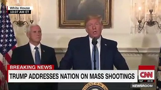 Fusillades USA - Après les tueries d'El Paso et de Dayton, le Président Donald Trump condamne le racisme et le suprémacisme blanc