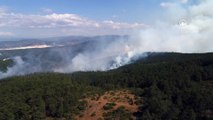 Bursa'daki orman yangınını söndürme çalışmaları devam ediyor - BURSA
