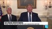 US President Donald Trump holds press conference after mass shootings in Ohio, Texas