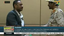 Sudán: consejo militar y oposición acuerdan conformar gobierno civil