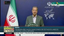 Teherán rechaza sanciones de EE.UU. contra el canciller Javad Zarif