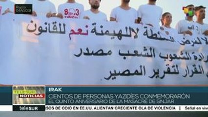 Conmemoran iraquíes 5 años de la masacre de Sinjar