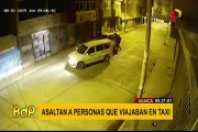 Juliaca: delincuentes en complicidad con taxista asaltan pasajeros