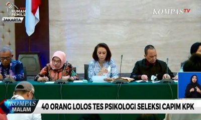 40 Orang Lolos Tes Psikologi Seleksi Capim KPK