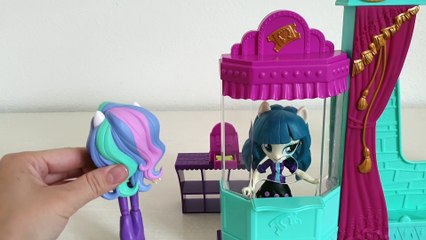 Equestria Girls and Barbie in Theater - My Little Pony Pretend Play