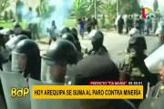 Tía María: Arequipa inicia paro indefinido contra proyecto minero