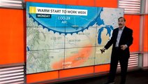 Storms in Midwest and East at midweek will herald more pleasant weather