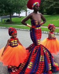 L'élégance est purement Africain. Admirez ces majestueuses robes !