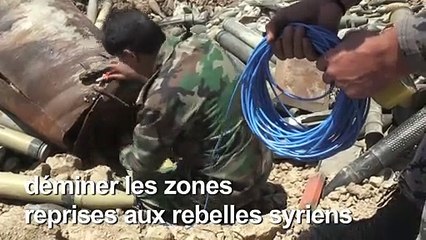 Dans la Syrie en guerre, les défis de se débarrasser des mines antipersonnel