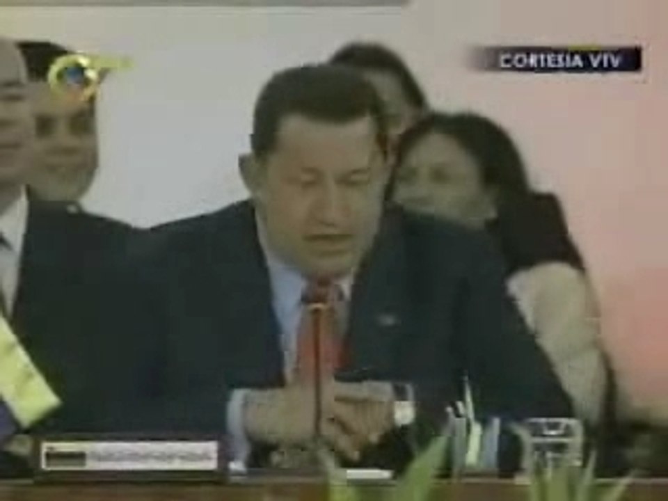 Chávez y la coca en la Cumbre