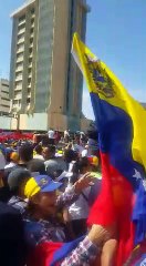 Concentración apoyo a Juan Guaido