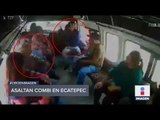 Saludan a pasajeros y los asaltan en Ecatepec | Noticias con Ciro Gómez Leyva