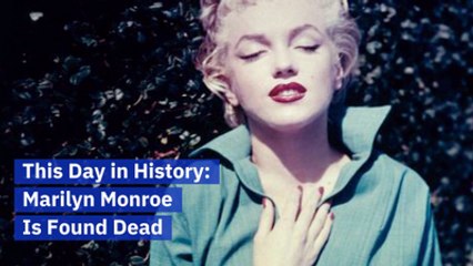 The Sad Day That  Marilyn Monroe Was Found Dead