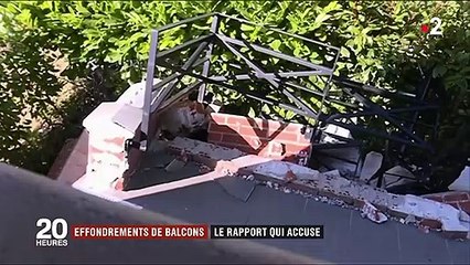Immeubles : un rapport pour expliquer la recrudescence d'effondrements de balcons