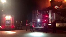 Zonguldak'ta fındık fabrikasında korkutan yangın