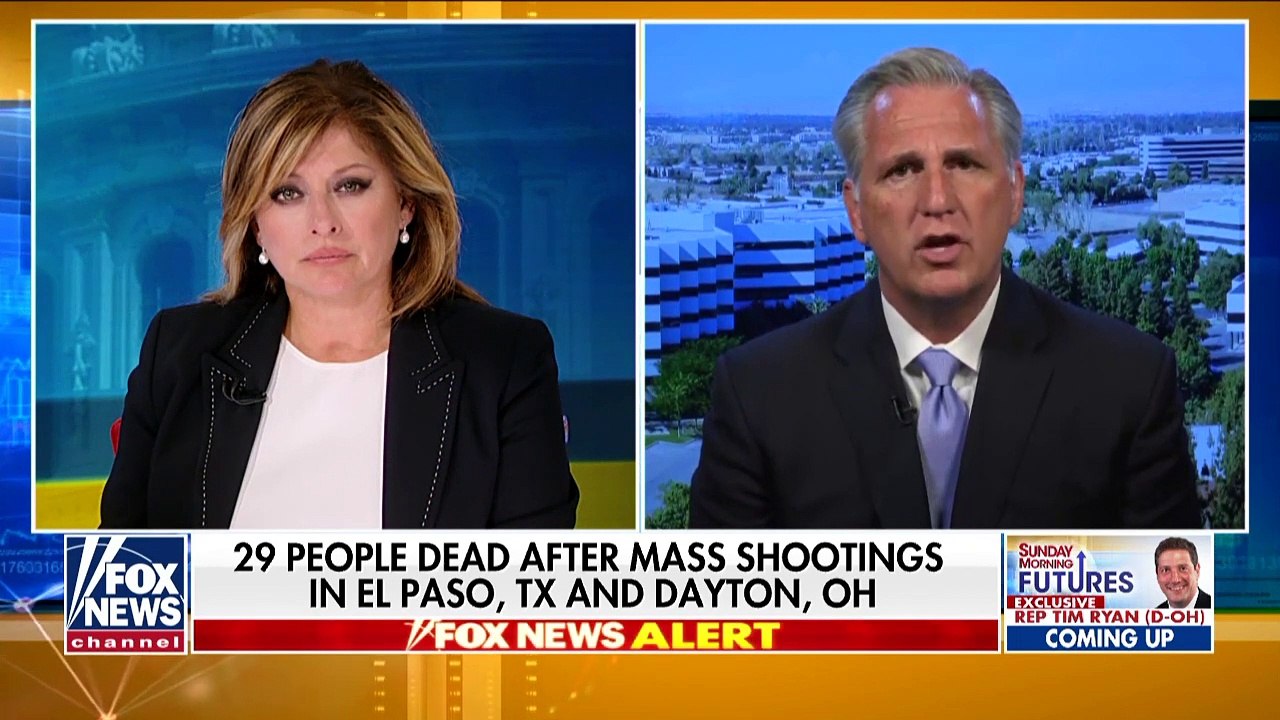 Kevin McCarthy touts first responders in El Paso shooting