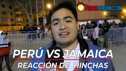 Download Video: Reacciones de hinchas tras derrota de Perú ante Jamaica