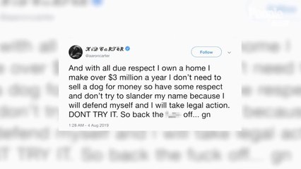 Aaron Carter Speaks Out After Being Accused of Flipping Dogs for Profit