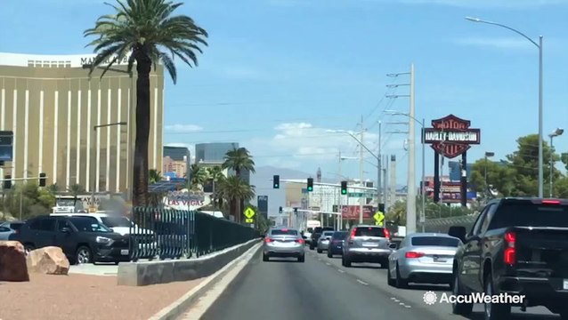 Las Vegas boils under temperatures in triple digits