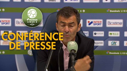 Conférence de presse SM Caen - FC Lorient (1-2) : Rui ALMEIDA (SMC) - Christophe PELISSIER (FCL) - 2019/2020