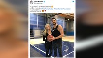Miss California pokes fun at Enes Kanter after beating him one-on-one.