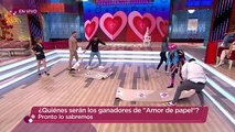 ¡Los amorosos jugaron 'Amor de papel' para obtener la inmunidad! | Enamorándonos