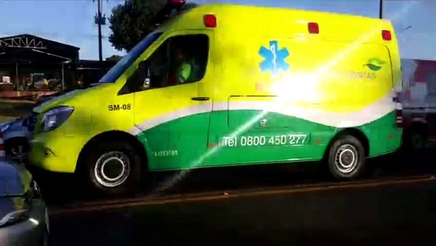 Três veículos se envolvem em acidente na BR-277, em Santa Tereza do Oeste