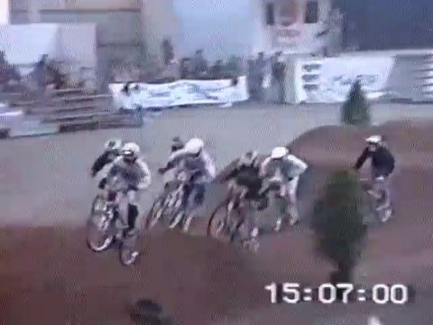 bmx race old school 1/4 finals cruiser 16/17 YEARS with Christophe Lévêque