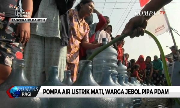 Frustasi Tak Dapat Air Bersih, Warga Cipondoh Jebol Pipa Milik PDAM