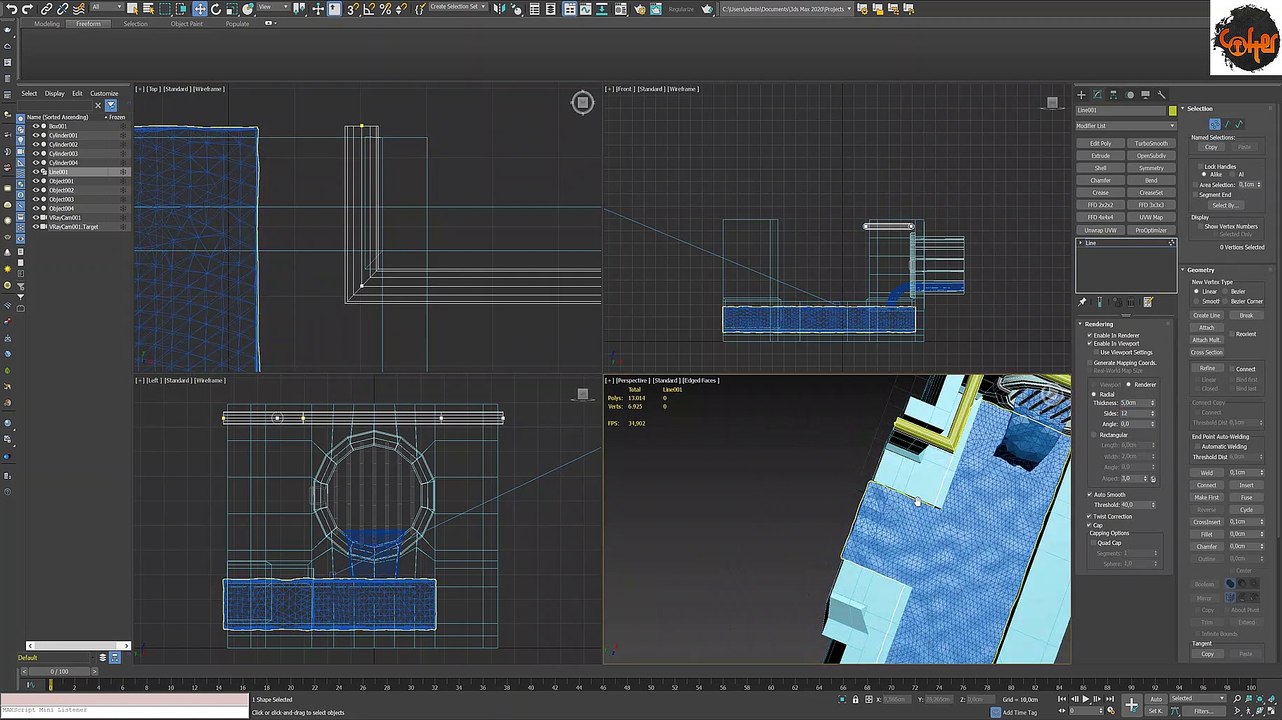 Making a little Sewer scene