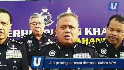 Ahli perniagaan maut ditembak dalam MPV