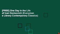 [FREE] One Day in the Life of Ivan Denisovich (Everyman s Library Contemporary Classics)