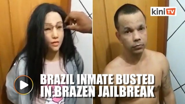 Brazilian gang leader dresses up as his daughter in jailbreak attempt